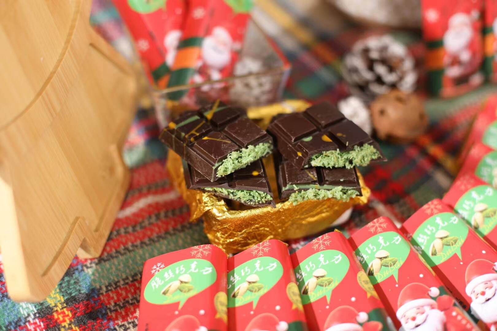 迪拜風味巧克力 50g  爆品！  圣誕款(圖3)
